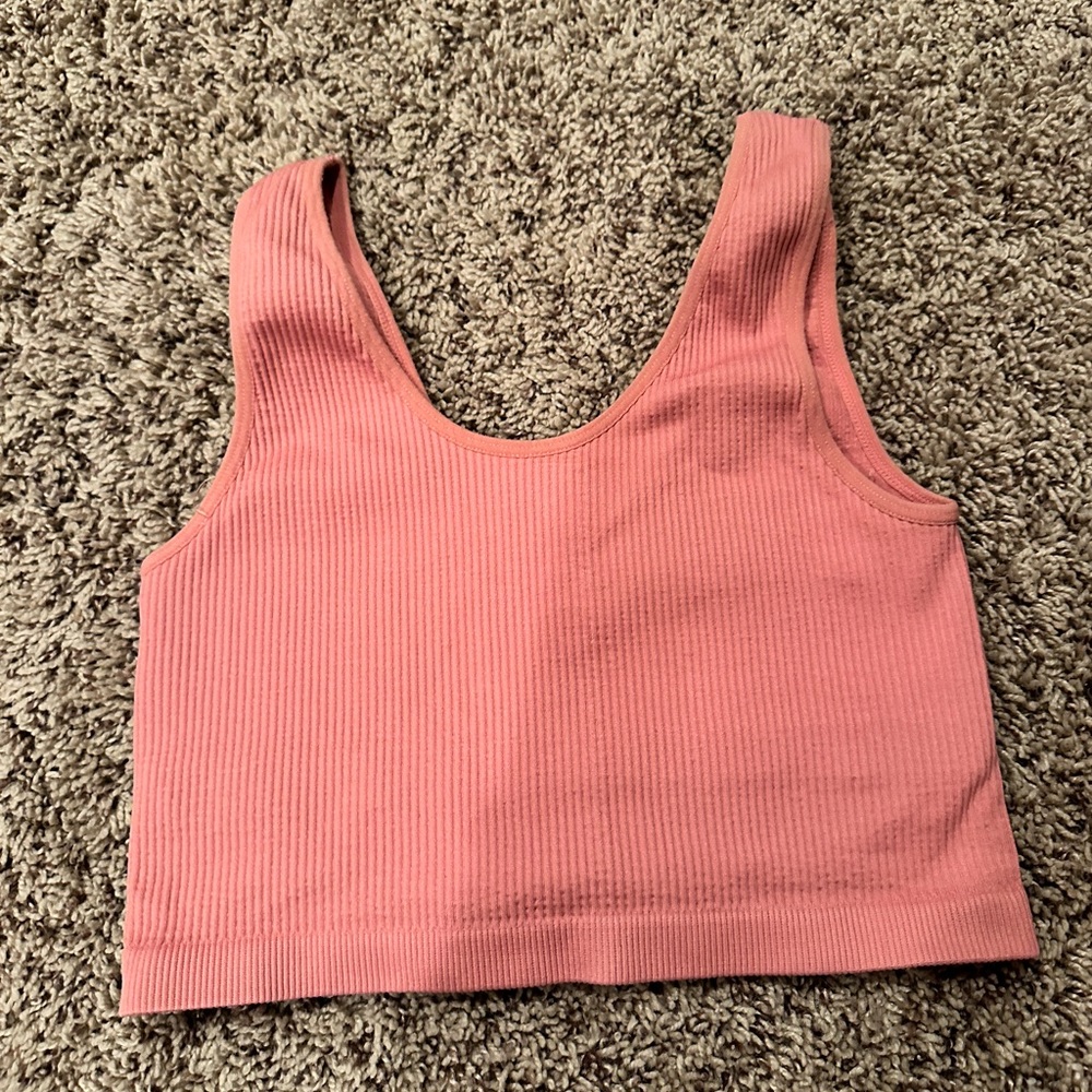 pink forever 21 athletic tank